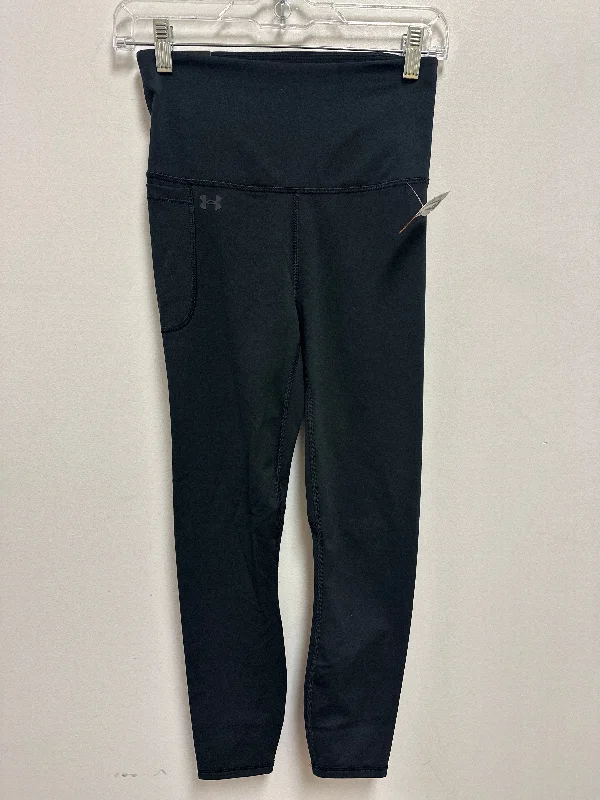 Athletic Leggings By Under Armour In Black, Size: S