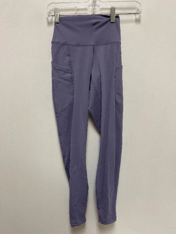 Athletic Leggings By Nike In Purple, Size: Xs