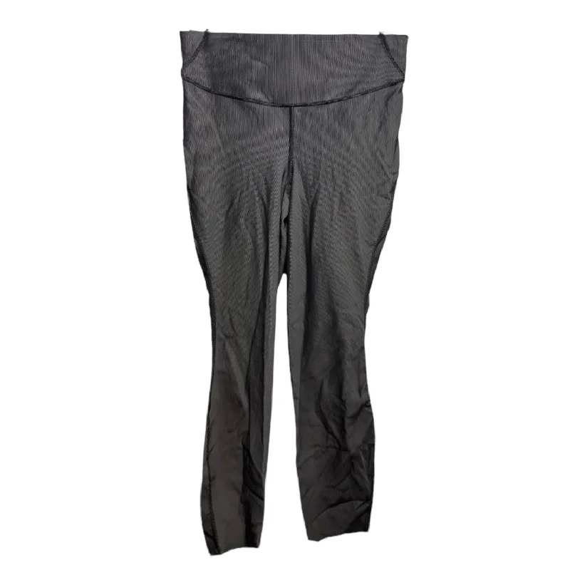 Base Pace High-Rise Tight By Lululemon In Brushed Black, Size: 10