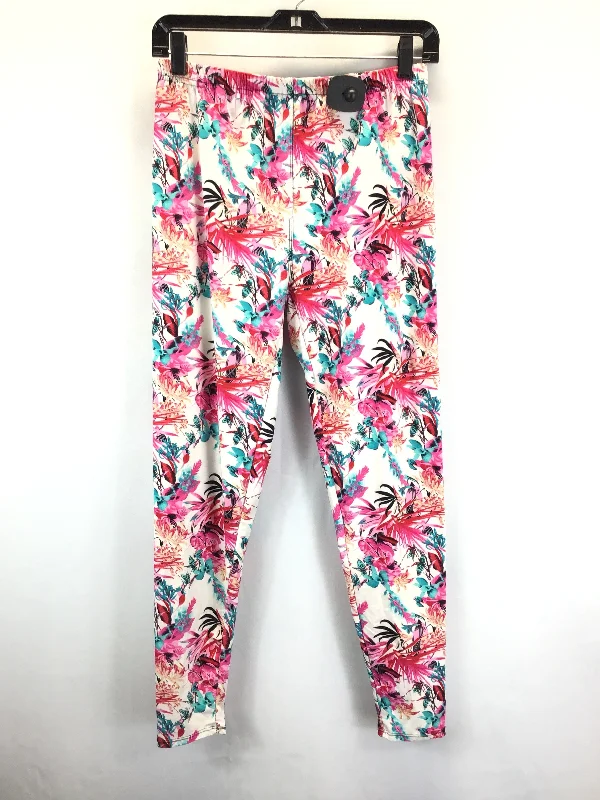 Floral Print Pants Leggings Winwin, Size L