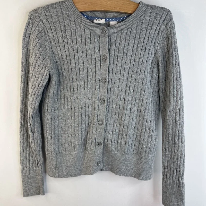 Size 6-7: Gap Grey Knitted Button-Up Cardigan