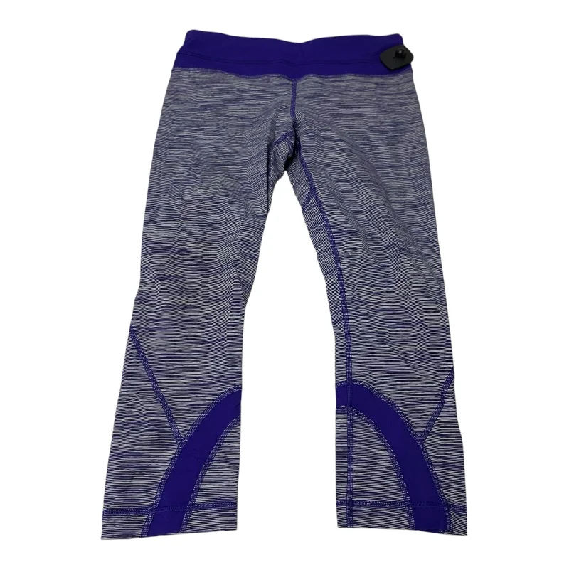 Athletic Leggings Capris By Lululemon In Purple, Size: S