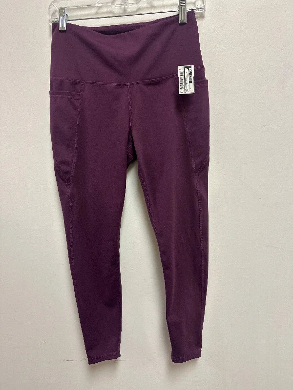 Athletic Leggings By Danskin In Purple, Size: M