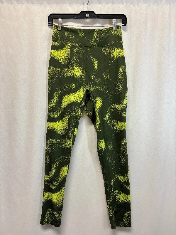 Athletic Leggings By Gym Shark In Green, Size: L