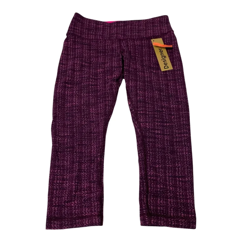 Athletic Leggings Capris By Lululemon In Purple, Size: S