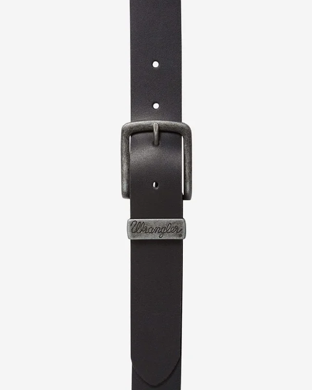 Wrangler Basic Metal Loop Belt - Black