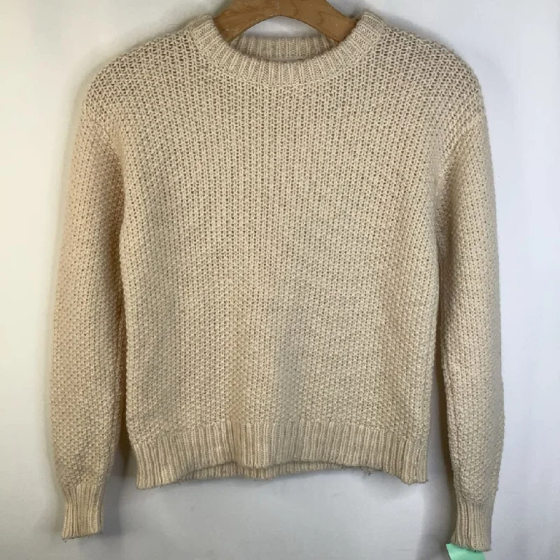 Size 12: Crewcuts Creme Chunky Knit Wool Blend Sweater