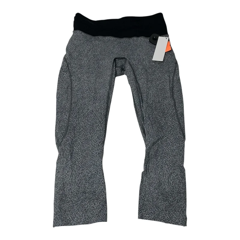 Athletic Leggings Capris By Lululemon In Grey, Size: M