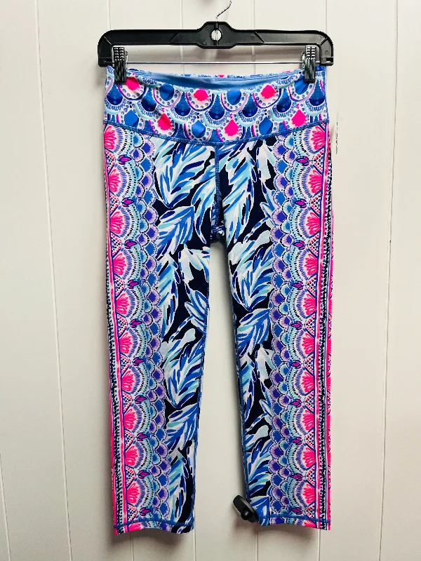 Blue & Pink Pants Leggings Lilly Pulitzer, Size S