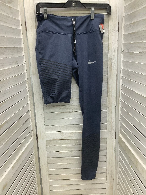 Athletic Leggings By Nike In Navy, Size: Xs