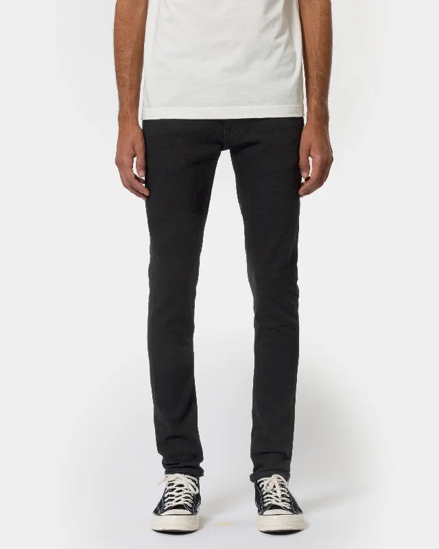 Nudie Tight Terry Skinny Fit Mens Jeans - Everblack