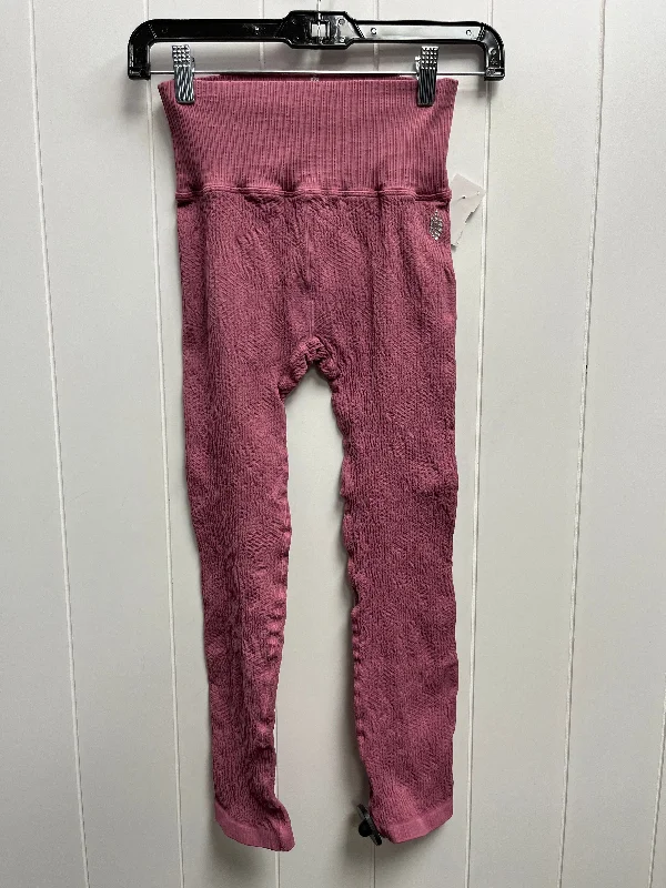 Mauve Pants Leggings Free People, Size M