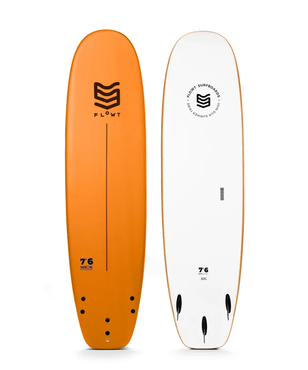 Flowt Standard Wide Soft Top 7'6"-Orange